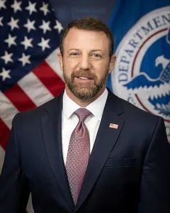 Official portrait of Markwayne Mullin, Secretary of Homeland Security