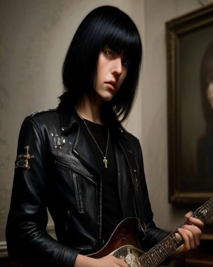 Portrait of Johnny Ramone