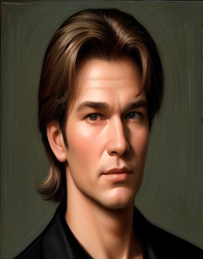 Portrait of Patrick Swayze